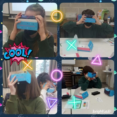 VR/AR in de klas - kartonnen bril
